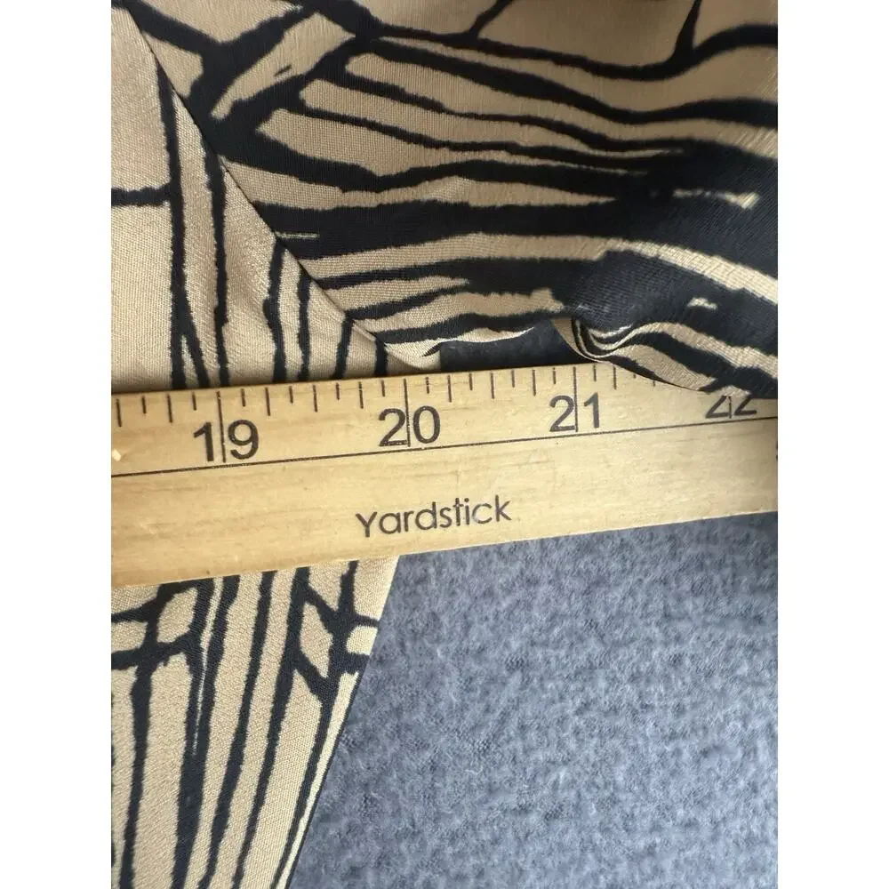 Coldwater Creek roll sleeve midi dress Size 16 NWT Southwestern Aztec